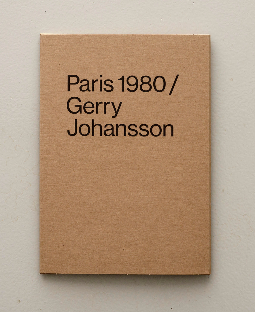 Paris 1980 / Gerry Johansson | Breadfield Press