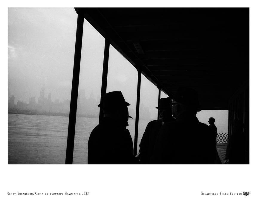 Poster | Gerry Johansson | Ferry To Downtown Manhattan, 1963