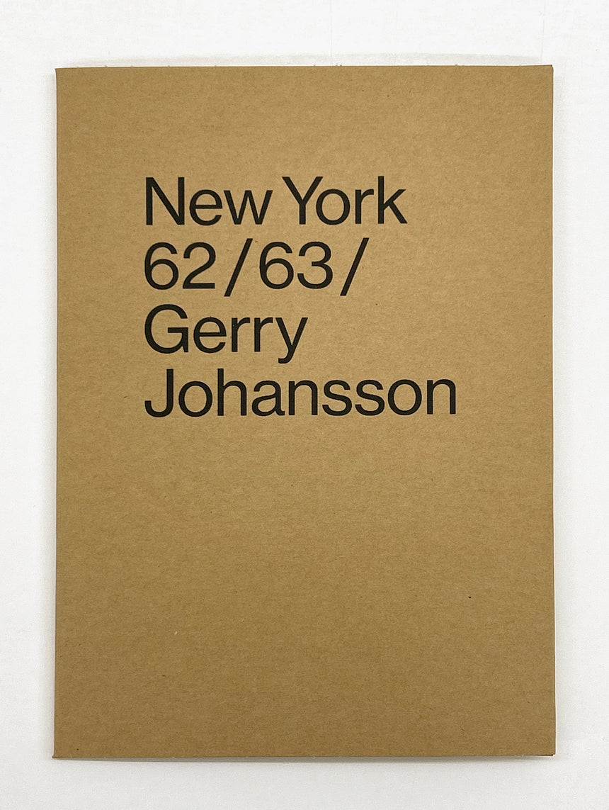 New York 62/63 /Gerry Johansson | Breadfield Press